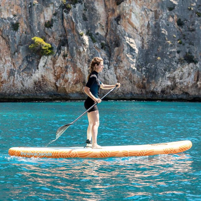 Tabla de Paddle Surf Hinchable 2 en 1 con Asiento y Accesorios Siros InnovaGoods 10'5" 320 cm 15 Tabla de Paddle Surf Hinchable 2 en 1 con Asiento y Accesorios Siros InnovaGoods 10'5" 320 cm 15