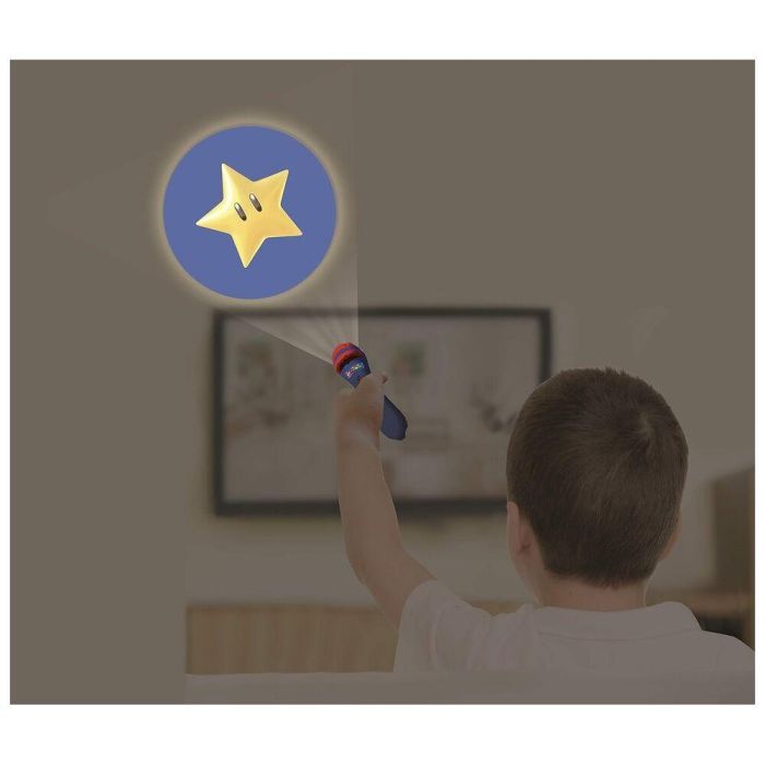 LEXIBOOK Linterna Proyector Cuentos Super Mario Bros con 3 Discos e Imágenes LED 3