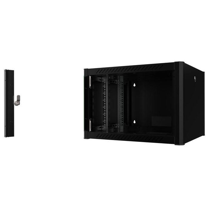 Lanview 19" Rack Cabinet 7U 60x56 Wallmount Pro – Armario de Red con Puerta Cristal y Ventilación Pasiva 1 Lanview 19" Rack Cabinet 7U 60x56 Wallmount Pro – Armario de Red con Puerta Cristal y Ventilación Pasiva 1
