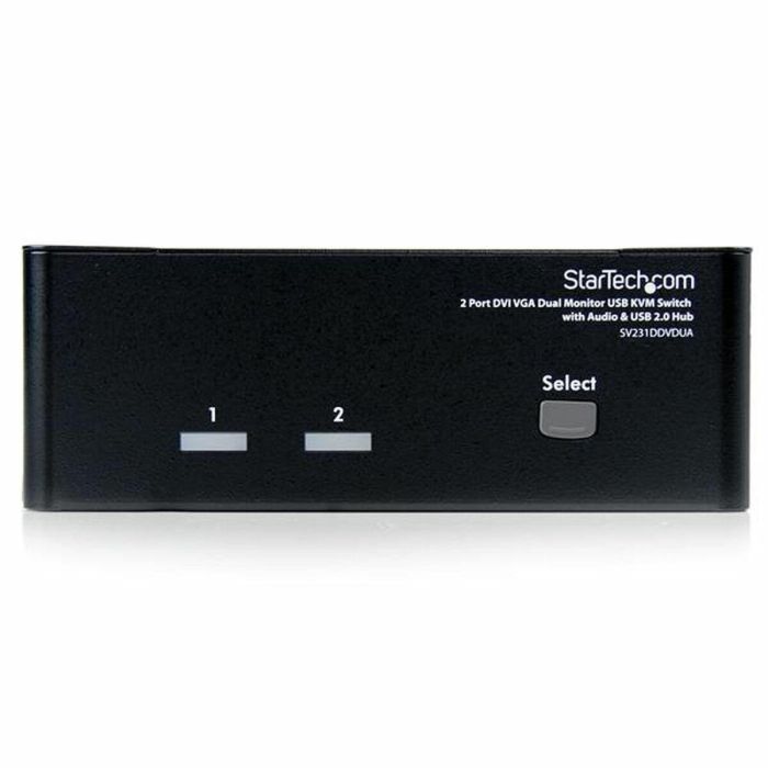 Conmutador KVM con 2 Puertos Startech SV231DDVDUA 0 Conmutador KVM con 2 Puertos Startech SV231DDVDUA 0
