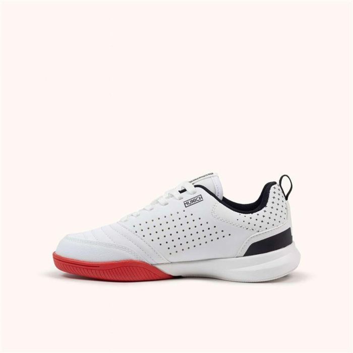 Zapatillas de Fútbol Sala para Niños Munich Rondito Kid 11 Blanco M 4