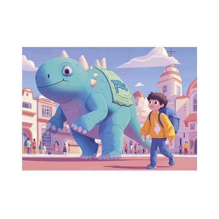 Educa Puzzle Simpáticos Dinos 20-40-60-80 Piezas