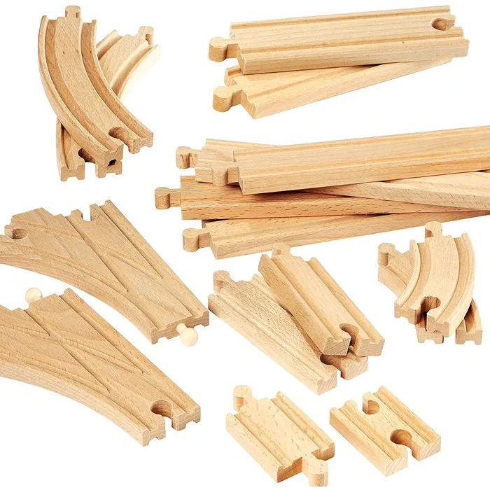 Brio World 33402 Intermediate Evolution Box - Caja de Rieles de Madera para Circuitos, 16 Piezas, a partir de 3 años 1