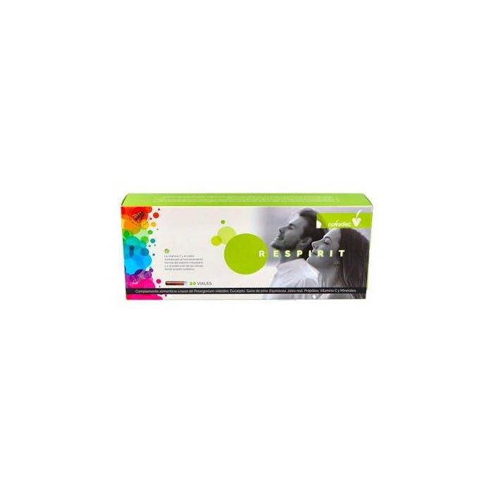NOVADIET Respirit 20 Viales. Complemento para Vías Respiratorias con Equinácea y Manganeso. Apoyo Natural.