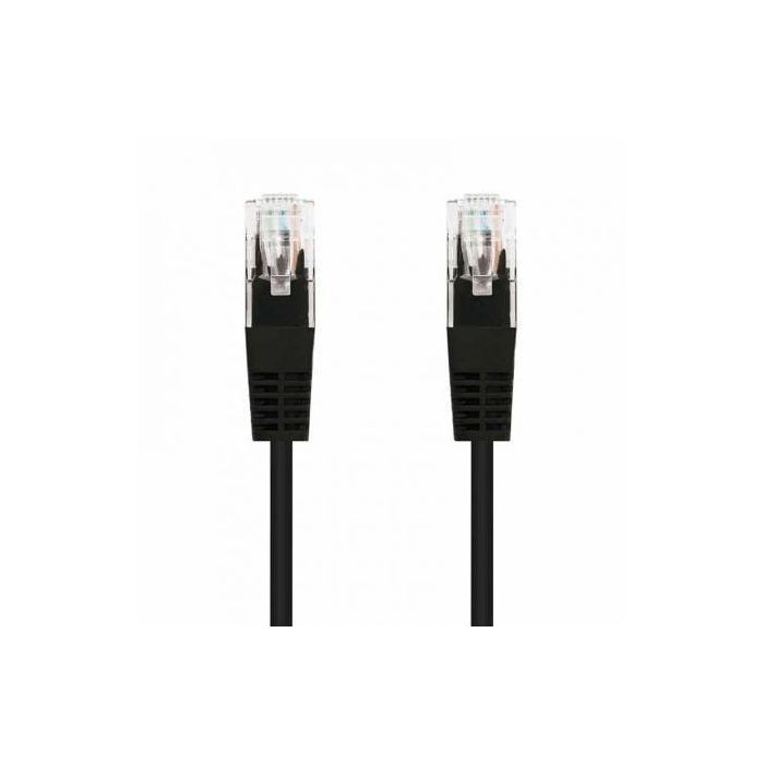 Nanocable 10.20.0403-BK Cable de Red RJ45 UTP Cat.6 AWG24 100% Cobre para Conexión Ethernet Negro 3m Nanocable 10.20.0403-BK Cable de Red RJ45 UTP Cat.6 AWG24 100% Cobre para Conexión Ethernet Negro 3m