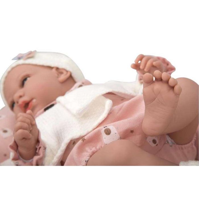 Muñeca Elegance 40 Cm Andie C/Capazo Cambiador (Muñeco Con Peso) 10