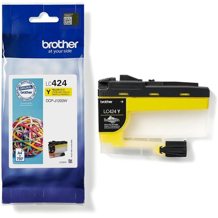 BROTHER tinta amarilla para DCPJ1200W LC424Y 1 BROTHER tinta amarilla para DCPJ1200W LC424Y 1