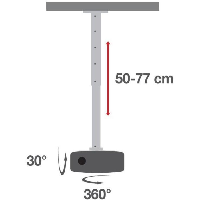 Techly Profi Deckenhalterung Beamer 50-77cm. 3 Techly Profi Deckenhalterung Beamer 50-77cm. 3