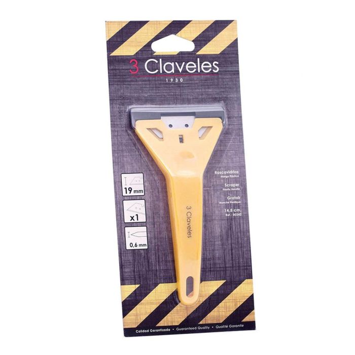 3 Claveles Rascavidrio 14,5cm con hoja de 60mm 1 3 Claveles Rascavidrio 14,5cm con hoja de 60mm 1