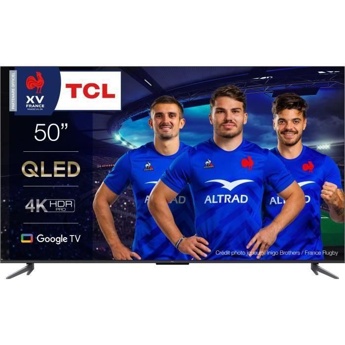 TCL 50C641 - TV QLED de 50'' (127 cm) - 4K UHD 3840 x 2160 - TV conectada a Google TV - HDR Pro - 3 x HDMI 2.1 TCL 50C641 - TV QLED de 50'' (127 cm) - 4K UHD 3840 x 2160 - TV conectada a Google TV - HDR Pro - 3 x HDMI 2.1
