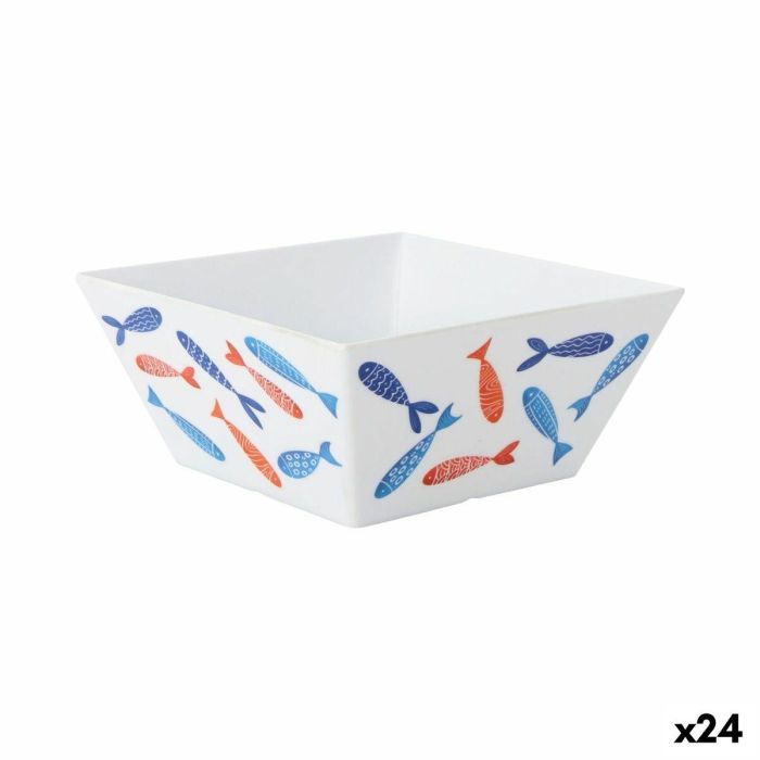 Bol para Aperitivos La Mediterránea Peces 18 x 18 x 8 cm (24 Unidades) Bol para Aperitivos La Mediterránea Peces 18 x 18 x 8 cm (24 Unidades)