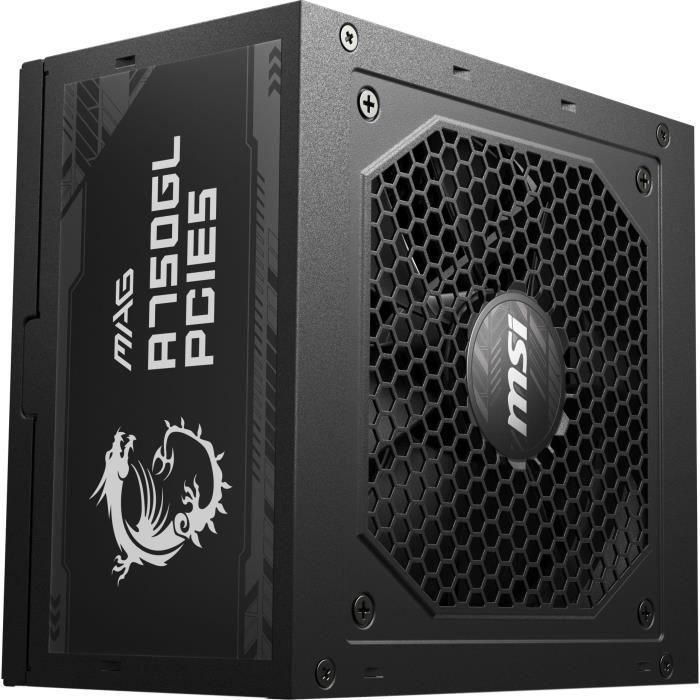 MSI 3067ZP8B11CE0 MAG A750GL PCIE5 Fuente de Alimentación Modular 80+ Gold 750W 1