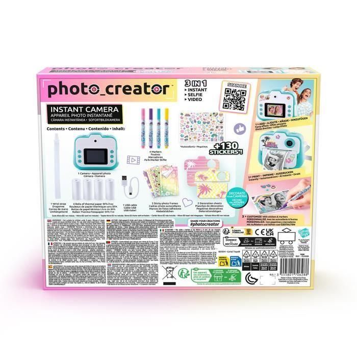Canal Toys - Photo Creator - Cámara Instantánea Edición Limitada - Impresión Térmica, Sin Tinta - CLK 028 2 Canal Toys - Photo Creator - Cámara Instantánea Edición Limitada - Impresión Térmica, Sin Tinta - CLK 028 2