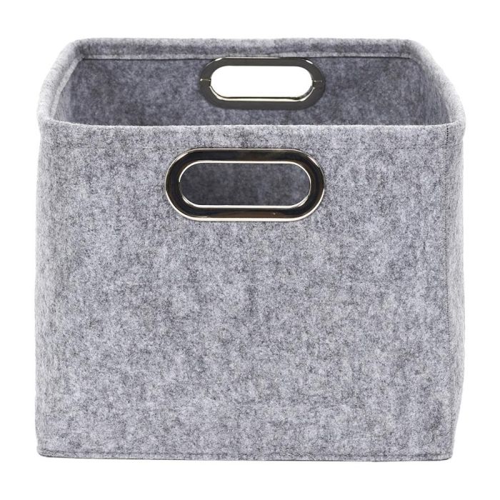 Home Deco Factory Juego De 2 Cestas Almacenar Poliester Colección Vallee Outlet 4