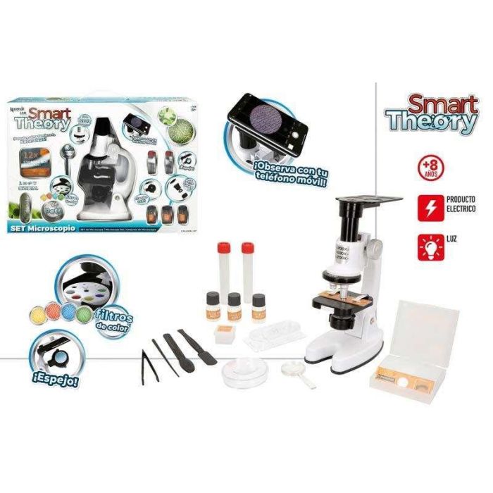 Microscopio electronico smart theory con luz. 41x95x29 cm. 1