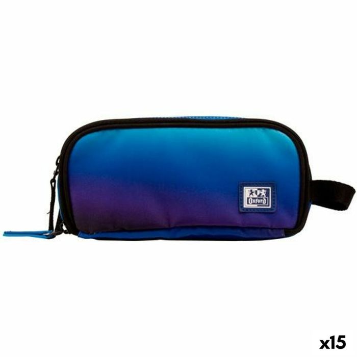 Portatodo Triple Oxford KANGOO GRADIENT SPACE Azul 23 x 8,5 x 10 cm (15 Unidades) 0 Portatodo Triple Oxford KANGOO GRADIENT SPACE Azul 23 x 8,5 x 10 cm (15 Unidades) 0