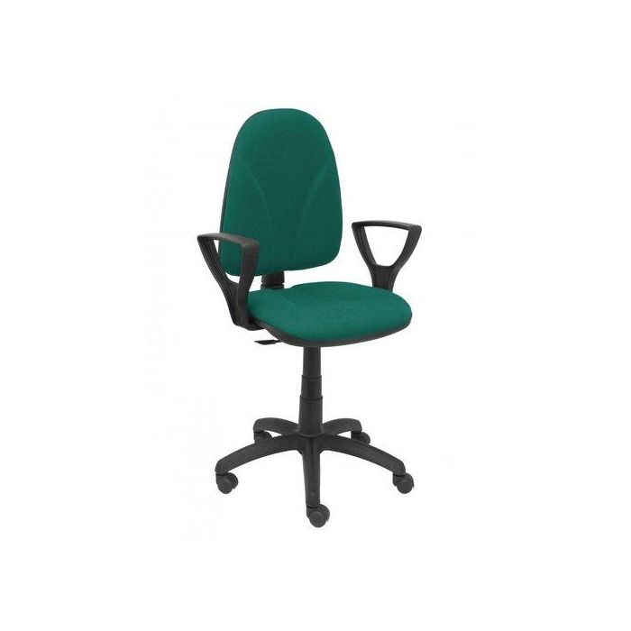 Silla Piqueras Y Crespo Algarra Cp Brazos Fijos Mecanismo Contacto Permanente Con Regulacion De Profundidad Ruedas Nylon Tapizado Bali Verde Esmeralda