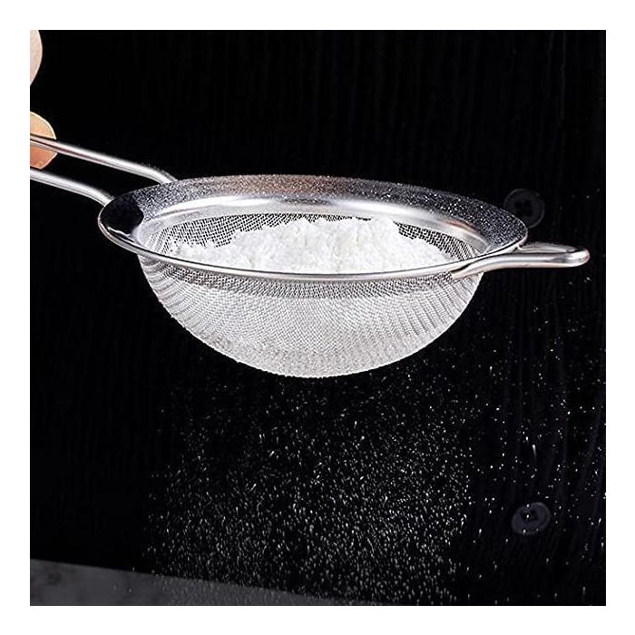 Colador de acero inoxidable Quttin 16 cm (12 Unidades) 8 Colador de acero inoxidable Quttin 16 cm (12 Unidades) 8