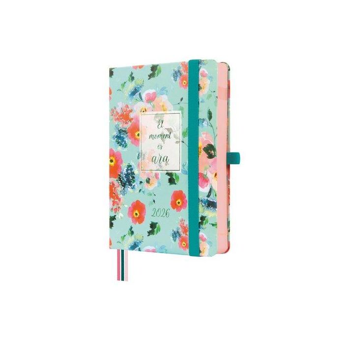 Agenda Anual (2026) Catalan Finocam Minimal Design Cosida Tapa Extra Con Goma M4 118X168 D/P Ara