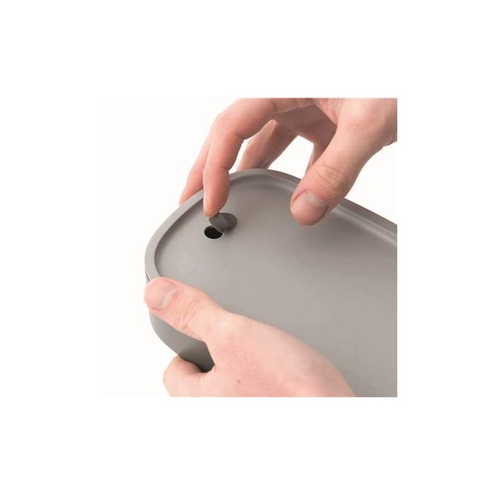 Berghoff 3950126 Fiambrera Dual Apta Microondas Y Congelador Para Llevar Comida Sana Y Equilibrada 4