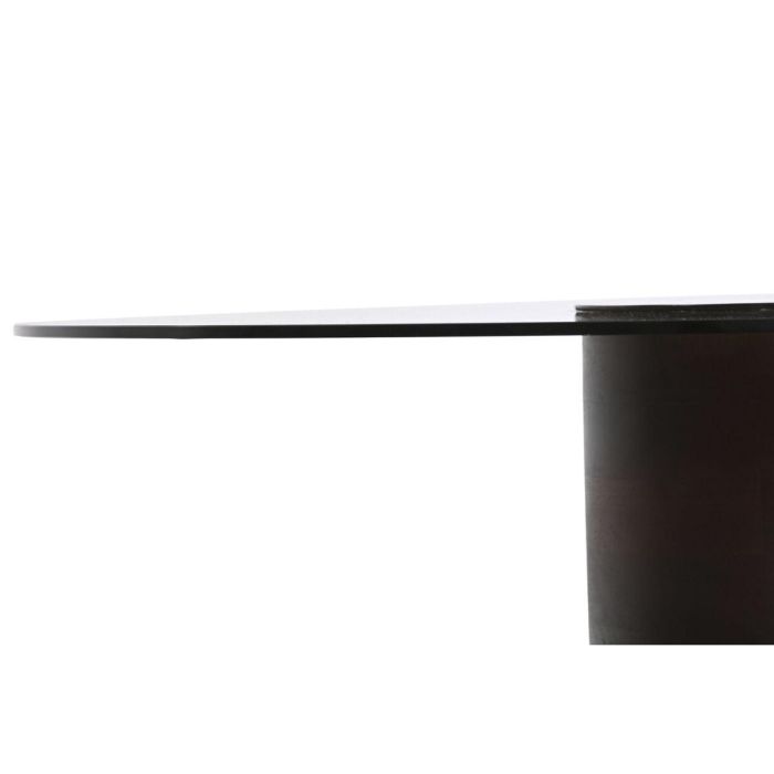 Mesa Centro Moderno DKD Home Decor Marron Oscuro Negro 80 x 40 x 80 cm 1