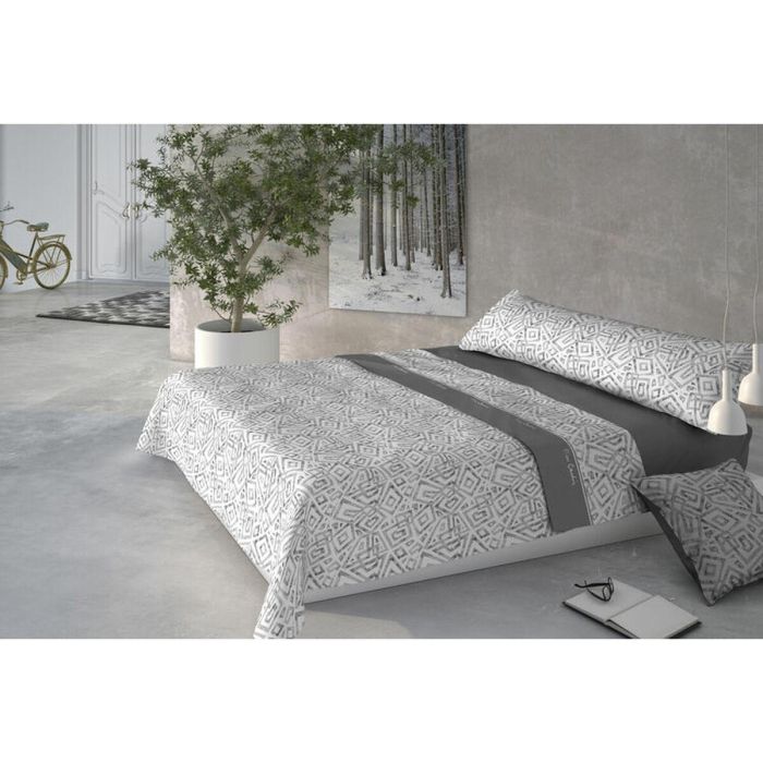 Juego de Sábanas Pierre Cardin CORALINA MARMOL Gris Cama de 150 Juego de Sábanas Pierre Cardin CORALINA MARMOL Gris Cama de 150
