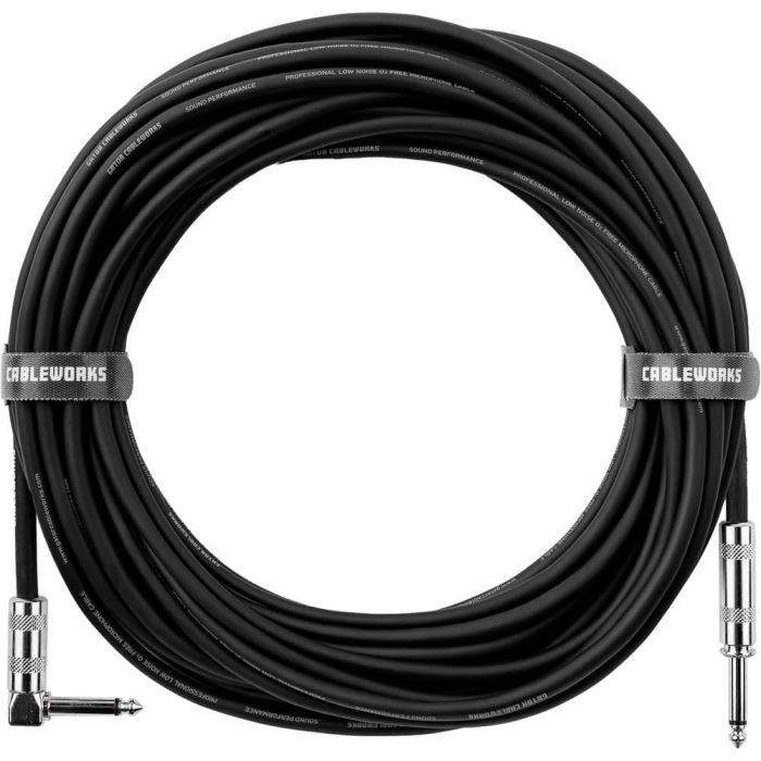 Cable De Instrumento Jack Recto/Jack Acodado - 9 M 1 Cable De Instrumento Jack Recto/Jack Acodado - 9 M 1