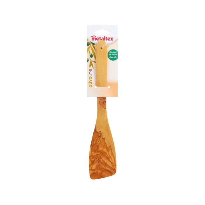 Espátula de Cocina Metaltex 58061210 Marrón Natural Madera Madera de olivo 30 cm 1 Espátula de Cocina Metaltex 58061210 Marrón Natural Madera Madera de olivo 30 cm 1
