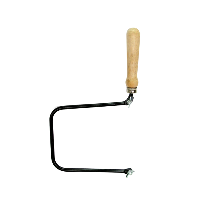 Wuto Arco de segueta 130x150 mm de calado mango de madera 1