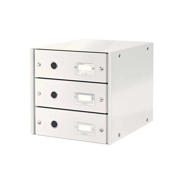 Leitz Fichero de Sobremesa Click & Store 3 Cajones Blanco 290x283x360 mm