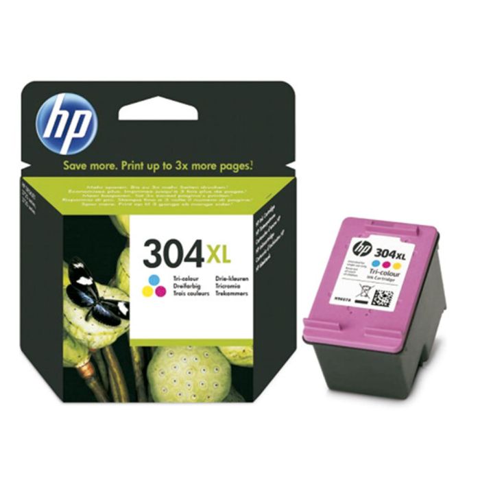 Ink-Jet Hp 304XL Deskjet 3000 - 3720 - 3730 Tricolor 300 Paginas 3