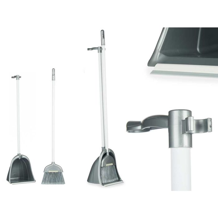 Arte Regal Set Recogedor y Cepillo Plata Grande - 26x100x20 cm, Plástico (12 Unidades) Arte Regal Set Recogedor y Cepillo Plata Grande - 26x100x20 cm, Plástico (12 Unidades)