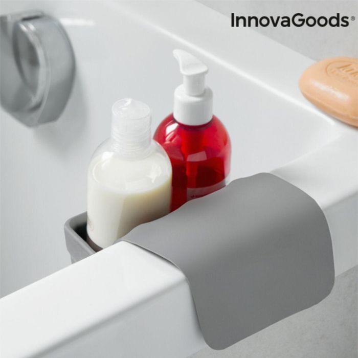 Soporte Organizador de Silicona con Ventosas InnovaGoods 6 Soporte Organizador de Silicona con Ventosas InnovaGoods 6