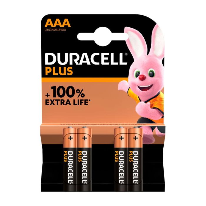 Duracell Pilas Plus Power Lr03 Alcalinas Aaa 1.5 V Pack-4