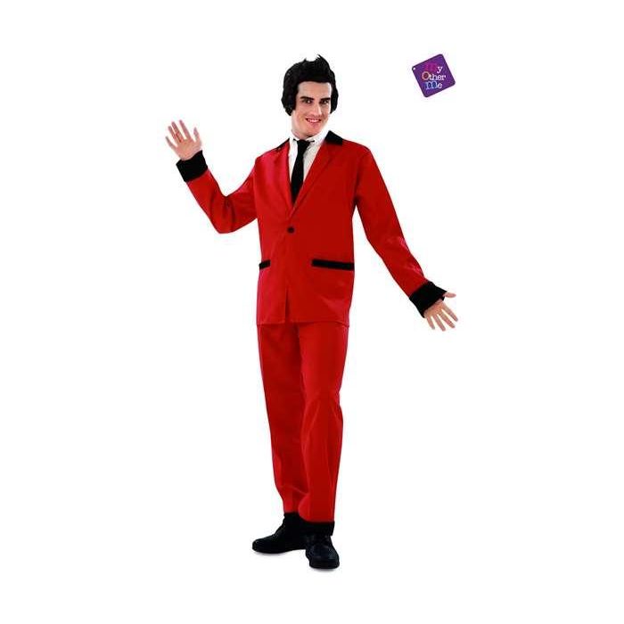 Disfraz adulto rockabilly rojo talla m-l hombre (chaqueta y pantalón) 4 Disfraz adulto rockabilly rojo talla m-l hombre (chaqueta y pantalón) 4