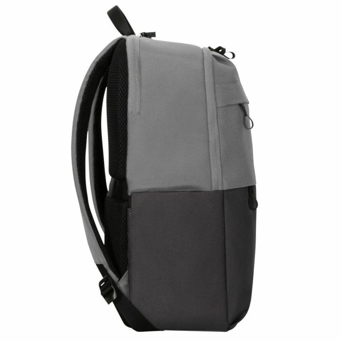 Targus Sagano Mochila para Portátil 15.6" Negro, Gris con Múltiples Bolsillos, Material Reciclado y Protección contra Lluvia 2