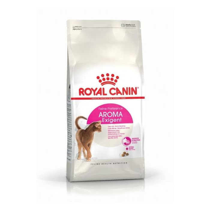 Royal Canin Feline Aroma Exigent - Alimento para Gatos Exigentes, 2 kg - Aroma Específico para Máxima Palatabilidad Royal Canin Feline Aroma Exigent - Alimento para Gatos Exigentes, 2 kg - Aroma Específico para Máxima Palatabilidad