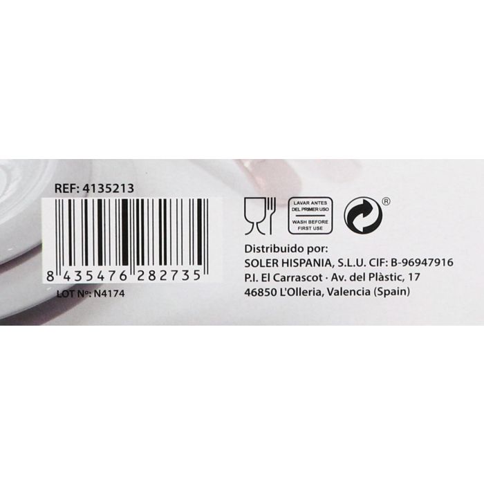 La Mediterranea Copa Vino 36 cl Tempo 20.2 cm (24 Unidades) 8