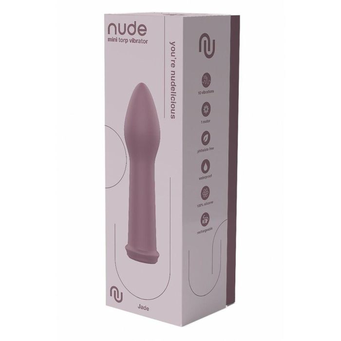 Mini Vibrador Dream Toys Nude Jade Mini Torp Morado 5