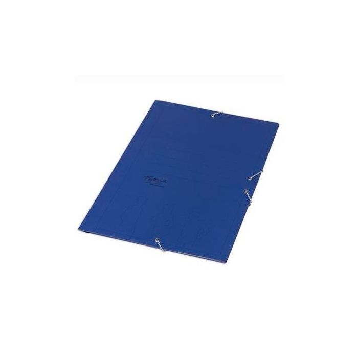 Fabrisa Carpeta de Gomas Azul Básica Sin Solapas Folio (5 Unidades) (5 Unidades)