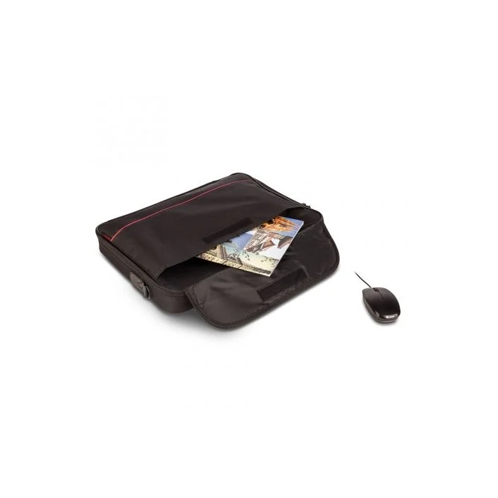 Monray Maletín Passenger Plus para Portátiles hasta 18" Negro con Cinta para Trolley 2