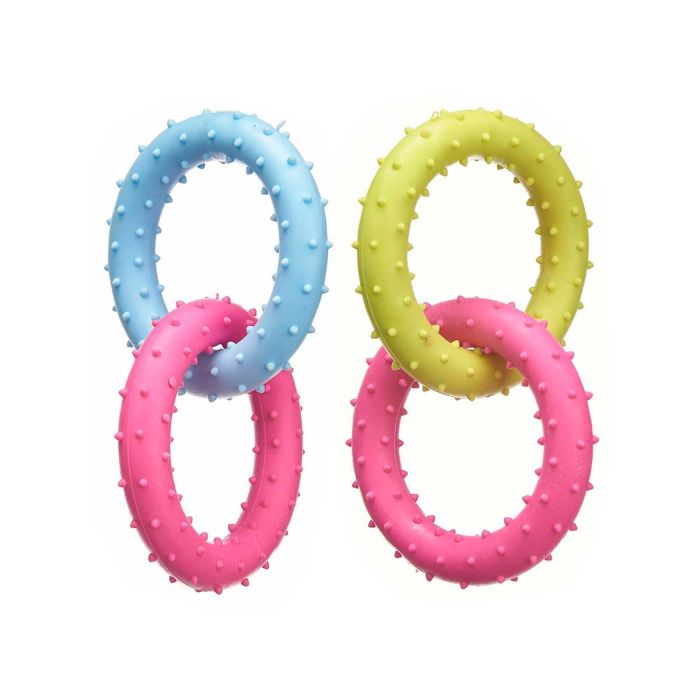 2 Aros de Silicona 8 cm Surtidos - Mascow | Azul, Rosa, Verde (24 Unidades) 1