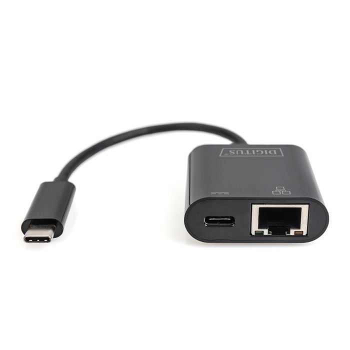 Digitus Adaptador USB Type-C a Gigabit Ethernet con Power Delivery, Negro 1