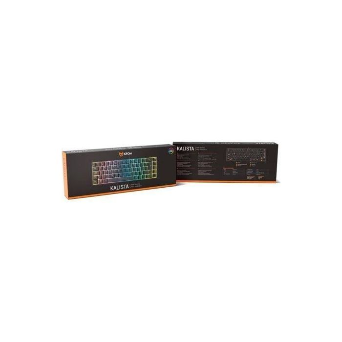 Krom NXKROMKALISTASP Teclado Gaming Kalista de Membrana, Diseño 62% Mini, RGB Rainbow, N-19 Anti-ghosting, 68 Teclas, Modo Juego, USB 3 Krom NXKROMKALISTASP Teclado Gaming Kalista de Membrana, Diseño 62% Mini, RGB Rainbow, N-19 Anti-ghosting, 68 Teclas, Modo Juego, USB 3