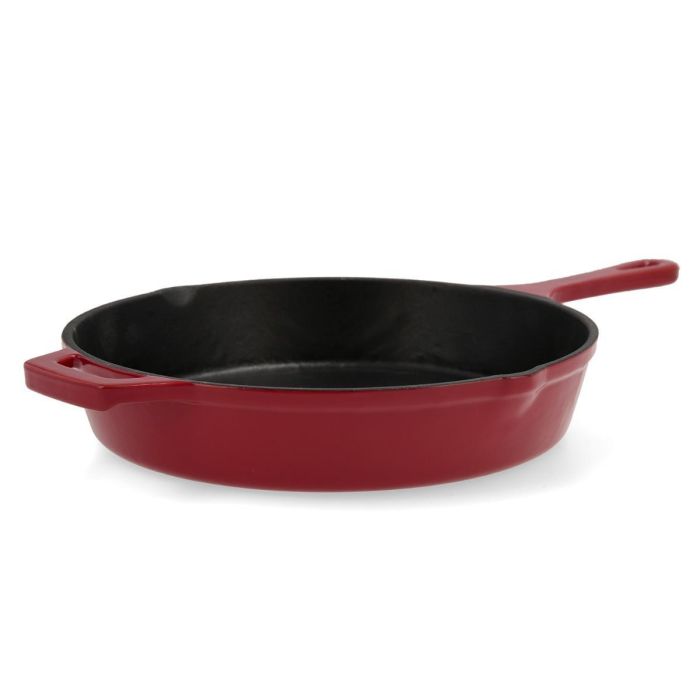 Bidasoa Fierro Sartén Hierro Esmaltado 26 cm Rojo Antiadherente, Extra Resistente, Libre PFOA, Apta Inducción y Gas 1 Bidasoa Fierro Sartén Hierro Esmaltado 26 cm Rojo Antiadherente, Extra Resistente, Libre PFOA, Apta Inducción y Gas 1