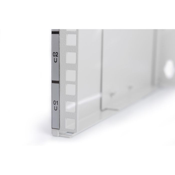 Digitus Soporte para montaje en pared 19" 4U, Bastidor de acero, 15 kg, Gris 2