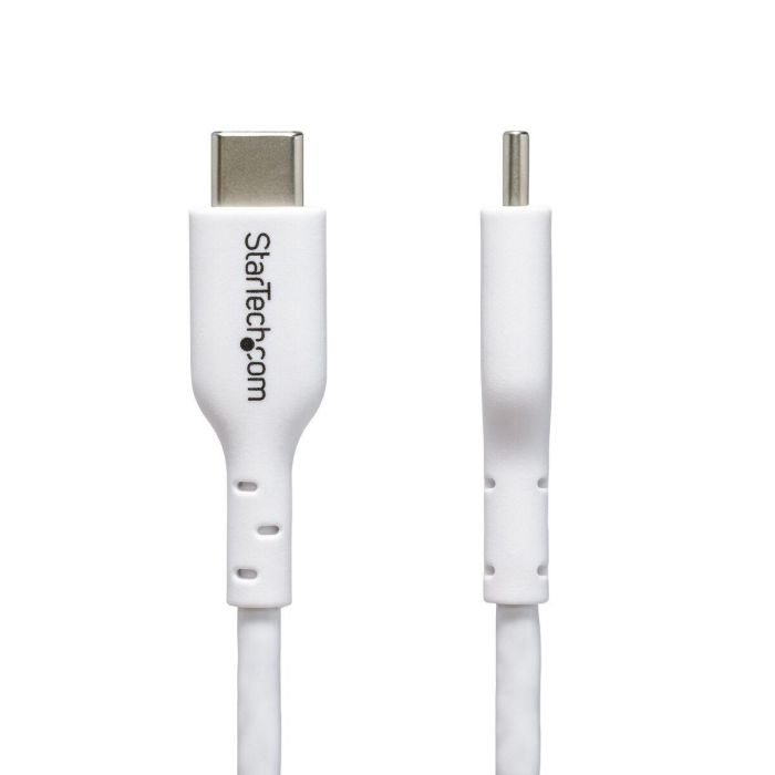 Cable USB-C Startech USB2CC2MNCWHE Blanco 2 m 2 Cable USB-C Startech USB2CC2MNCWHE Blanco 2 m 2