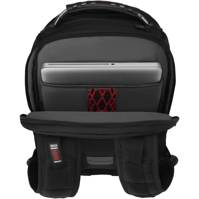 WENGER Ibex Ballistic Deluxe 35.56cm 14Zoll-40.64cm 16Zoll Laptop Backpack Black 5