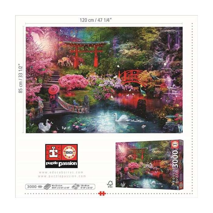 Puzzle jardín japonés 3000 piezas. 11 Puzzle jardín japonés 3000 piezas. 11