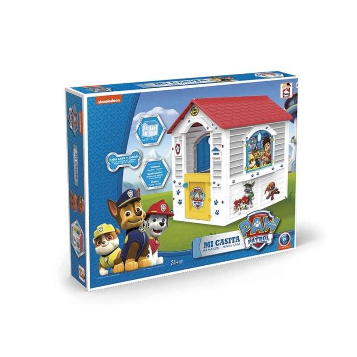 Chicos Casa de juegos infantil Paw Patrol de Plástico 84x103x104 cm - Con hueco para mascotas - Edad 2-5 años 4